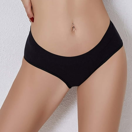 HaoXianJian Underwear for Women Cute Low Rise Bikinis Brief Panties Ladies retchy Cheeky Briefs Panty Breathable retch Underpants