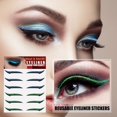 thumbnail image 3 of 4pcs Reusable Eyeliner Stickers, Double Eyelid Stage Makeup Party Nightclub, 3 of 3