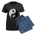 thumbnail image 5 of CafePress - Wolf Therian Ying Yang Women's Dark Pajamas - Women's Short Sleeve Print T-Shirt and Pants Dark Cotton Pajama Set, 5 of 7