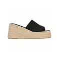 thumbnail image 2 of Women's Wedge Sandal Espadrille Platform Slip On Open Toe Wedge Heel Sandals, 2 of 5