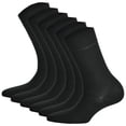 thumbnail image 1 of Hudson 6 pares de calcetines para mujer - Only 6-pack, calcetines cortos, cinturilla confort, Unicolor Negro 39-42, 1 of 3
