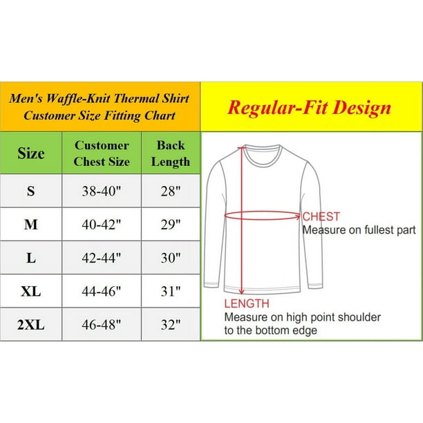 3-Pack Men's Long Sleeve Thermal Shirts (S-5XL) - Walmart Business