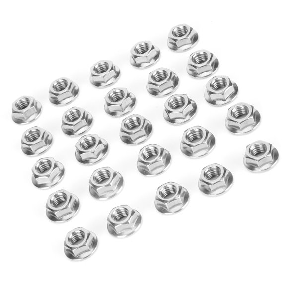 Flange Nut, Rust-proof Stainless Steel Convenient Fasteners For Greenhouse Supplies Accessories M6