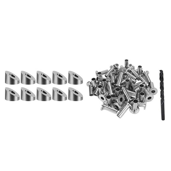 10Pcs T316 Stainless Steel 1/4 Inch 30 Degree Angle Beveled Washer