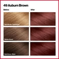 thumbnail image 3 of Revlon Colorsilk Beautiful Color Permanent Hair Dye, Dark Brown, At-Home Full Coverage Application Kit, 49 Auburn Brown, 3 Pack, 3 of 11