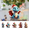 thumbnail image 4 of Zatoumnr 2D Acrylic Xmas Tree Pendant, Contemporary Christmas Decoration for a Modern Holiday Look Christmas Decorations Indoor Outdoor Christmas Gifts for Women Men Family, 4 of 9
