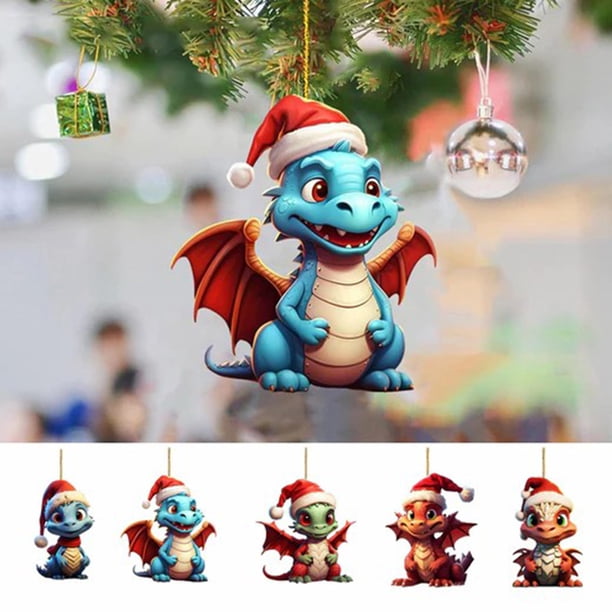 Fiudx Ofertas Flash Del Día Solo En Línea Colgante De Árbol De Decoración Acrílica 2D De Navidad