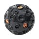thumbnail image 4 of Pelota de juguete para perros masticable agresiva, pelota interactiva para perros con sonido chirriante, duradera Negro, 4 of 9