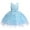 Blue, variant on Baby Toddler Flower Girl Dress Birthday Party Wedding Gown Mesh Irregular Tutu Princess Dresses 0-5T