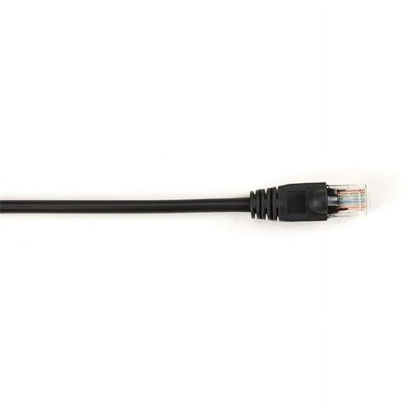 Black Box Services Réseau CAT5EPC-020-BK CAT5e 100 MHz Ethernet PVC Patch Cable&44; UTP - Snagless&44; Noir - 20 ft.