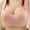 Pink, variant on Womens Bras Comfortable Solid Color Bras Wireless Everyday Bra Comfort Push Up Bralettes Wide Stripe 36/80