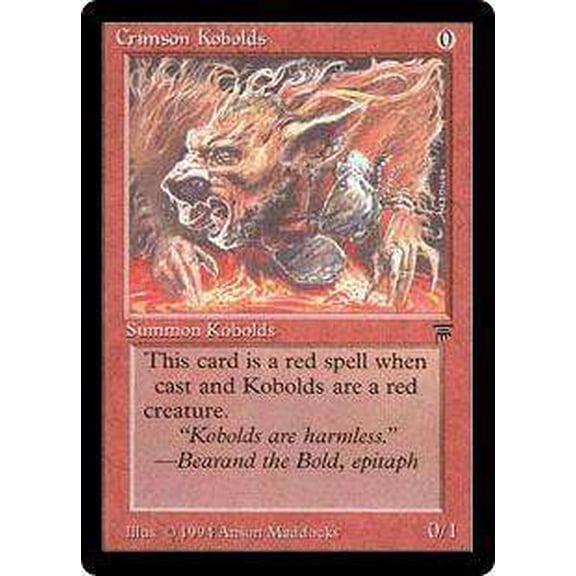 MtG Legends Common Crimson Kobolds