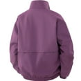 thumbnail image 3 of Zylanna Mens Waterproof Windbreaker Jackets, Lightweight Long Sleeve Multi-Pockets Zip up Cargo Bomber for Outdoor Purple Size M, 3 of 3