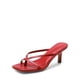 thumbnail image 1 of DREAM PAIRS Sandalia de Tacón Bajo Rojo DWUMFF2503 Talla 11, 1 of 7