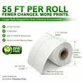 thumbnail image 6 of Vonlyst Thermal Paper Roll for Clover Flex Receipt Paper 2 1/4 x 55 (40 Rolls), 6 of 8