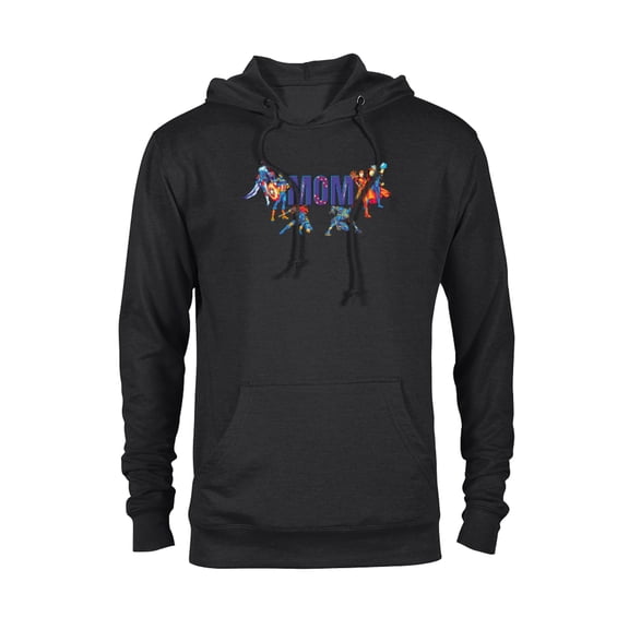 Marvel Super Heroes Spider-Man Costume Mother’s Day Gift Mom - Pullover Hoodie for Adults - Customized-Black
