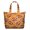 Football Fire Orange Pattern, variant on Football Icon Green Pattern Weekend Tote Bag, Work School Tote Bag with Inner Zip Pocket, Heavy Load Bearing Gift Ideas for Outdoor Weekend Trips,22 X 12 X 18 Inches