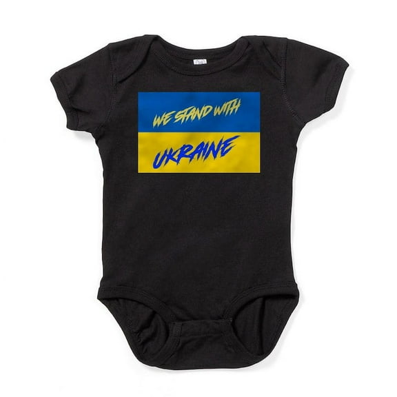 CafePress - We Stand With Ukraine Body Suit - Cute Infant Bodysuit Baby Romper - Size Newborn - 24 Months