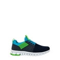 thumbnail image 2 of Deer Stags Kids' Betts Jr. NoSox Bungee Lace Fashion Sneaker - Navy/Blue/Lime - 6 Big Kid Medium, 2 of 8