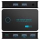thumbnail image 3 of New USB3.0 KVM Switch Hotkey Switcher for PC Keyboard Mouse Printer 2 PCs Sharing 4 Devices Shared Controller 5Gbps, 3 of 5