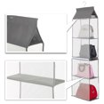 thumbnail image 4 of 4 niveles de bolsas de armario desmontables no tejidas, organizador de bolsos, estante colgante plegable yeacher Organizador colgante, 4 of 6