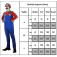 thumbnail image 2 of Disfraz de Halloween para hombre adulto de Super Mario y Luigi, disfraz de fontanero Bros., 2 of 2