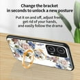 thumbnail image 3 of Pour Xiaomi Note 12 Turbo/Poco F5 5G Support Anneau Couverture Imprimée Verre Trempé+pc+tpu Coque Mobile, 3 of 5