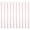 Macaron pink, variant on 10 Pcs 30 Rings Comb Binding Spines Plastic Binding Combs School Supplies for Document Organization