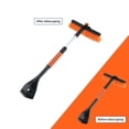 thumbnail image 5 of 33.27" Extendable Ice Scrapers for Car Windshield 2-in-1 Snow Brush for Car Snow Scraper for Car Snow Scraper and Brush with Ergonomic Foam Grip for Cars, Trucks, SUVs with 360° Pivoting Brush Head, 5 of 6