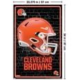 thumbnail image 2 of Casque NFL Cleveland Browns - Neon 24, 2 of 4