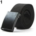 thumbnail image 7 of Soumake Unisex Military Casual Solid Color Plain Webbing Canvas Waist Belt Waistband Fashion, 7 of 7