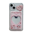 thumbnail image 3 of Funda transparente con patrón de Hello Kitty para iPhone, carcasa suave de TPU con ranura para tarjeta y soporte de bolsillo para modelos 7, 8, 14 Plus, 13, 12, 11 Pro Max, X, XR, XS Max, 3 of 5