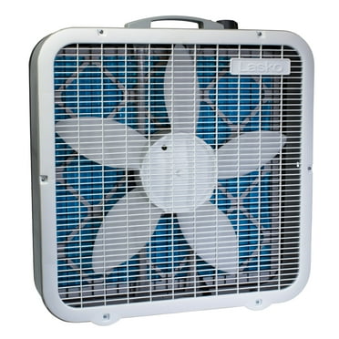 Lasko Air Flex 20" 3-Speed 2-in-1 Box Fan and Air Purifier in One, 23" H, White, FF305, New