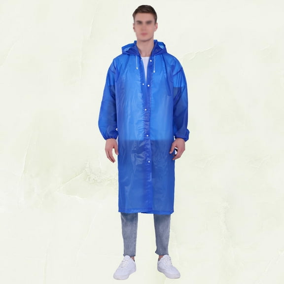 NIYANGLE Hiking Raincoat Dark Blue EVA 1Pcs