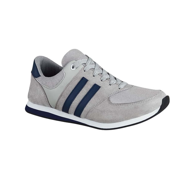 Tenis Urbano Hombre Casual Gris Cordones Castalia Casual