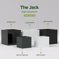 thumbnail image 3 of Greenline Jack Square Cube Planter - Indoor/Outdoor Large Fiberglass Lightweight Planter - 20" x 20" x 20" (Gloss White), 3 of 7