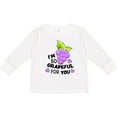 thumbnail image 3 of Inktastic Im So Grapeful For You with Cute Grapes Boys or Girls Long Sleeve Toddler T-Shirt, 3 of 5