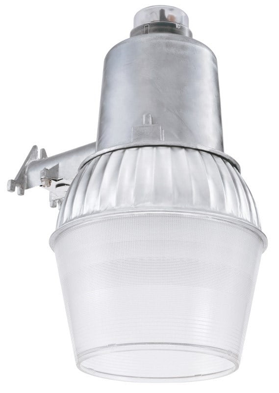 Lithonia Lighting Clear Aluminum Area Light Dusk to Dawn HighPressure