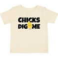 thumbnail image 3 of Inktastic Chicks Dig Me Boys Baby T-Shirt, 3 of 5