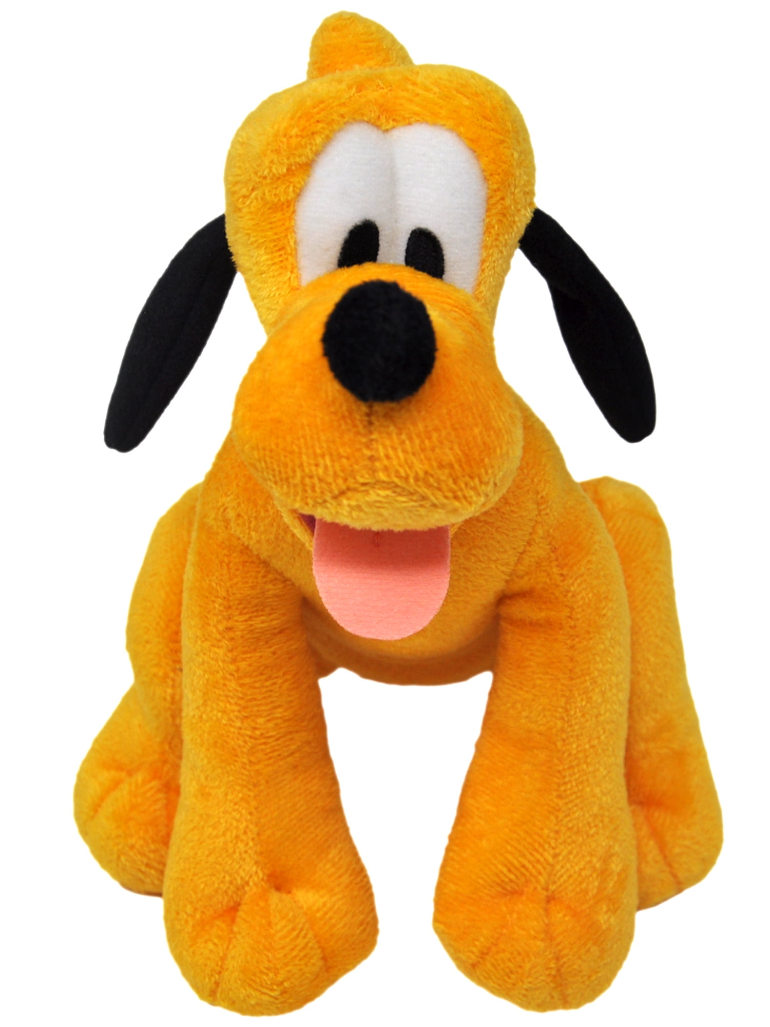 DISNEY WORLD Parks 9" Plush PLUTO Dog BEAN BAG Laying SOFT Stuffed Animal Toy 