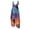 Dark Blue(Tropical), variant on Hawaiian Womens Jumpsuit Plus Size Sleeveless Tropical Jumpsuits Overalls Boho Beach Vacation Womens Romper Summer Loose Fit Spaghetti Strap Overalls for Women Orange 5XL