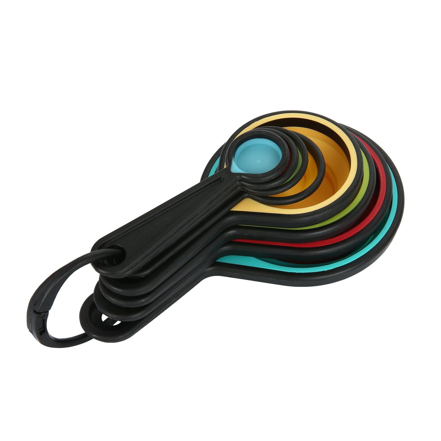 Ensemble de 8 tasses à mesurer et cuillères à mesurer pliables en silicone de Mainstays Ensemble de mesure 8 pièces Mainstays