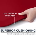 thumbnail image 3 of KANGAROO Anti Fatigue Cushioned Kitchen Floor Mats, Office Desk Standing Mat, 17x24, Red, 3 of 10