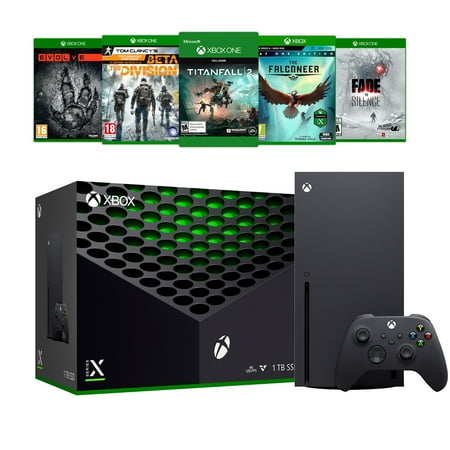 Xbox Series X Latest Flagship 1TB SSD Console Bundle with Five Games - Region Free Console