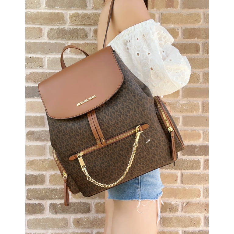 MICHAEL KORS マイケルコース リュック JET SET ITEM Michael Kors Jet Set Item Large Signature Pvc Chain Backpack Flap