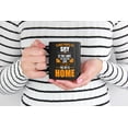 thumbnail image 2 of For Those Who Love Aviation, The Sky Is Home Quotes, Black 11oz Ceramic Mug, 2 of 5