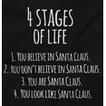 thumbnail image 2 of Christmas 4 Stages of Life Santa List Men's Graphic T Shirt Tees Brisco Brands L, 2 of 4