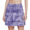 thumbnail image 6 of DAETIROS Girls Purple Plaid Skort, Athletic Skirt with Built-In Shorts & Elastic Waist for Play, Soft Stretch Casual Wear Kids Sizes 4-13 Years,Size 12 T, 6 of 6