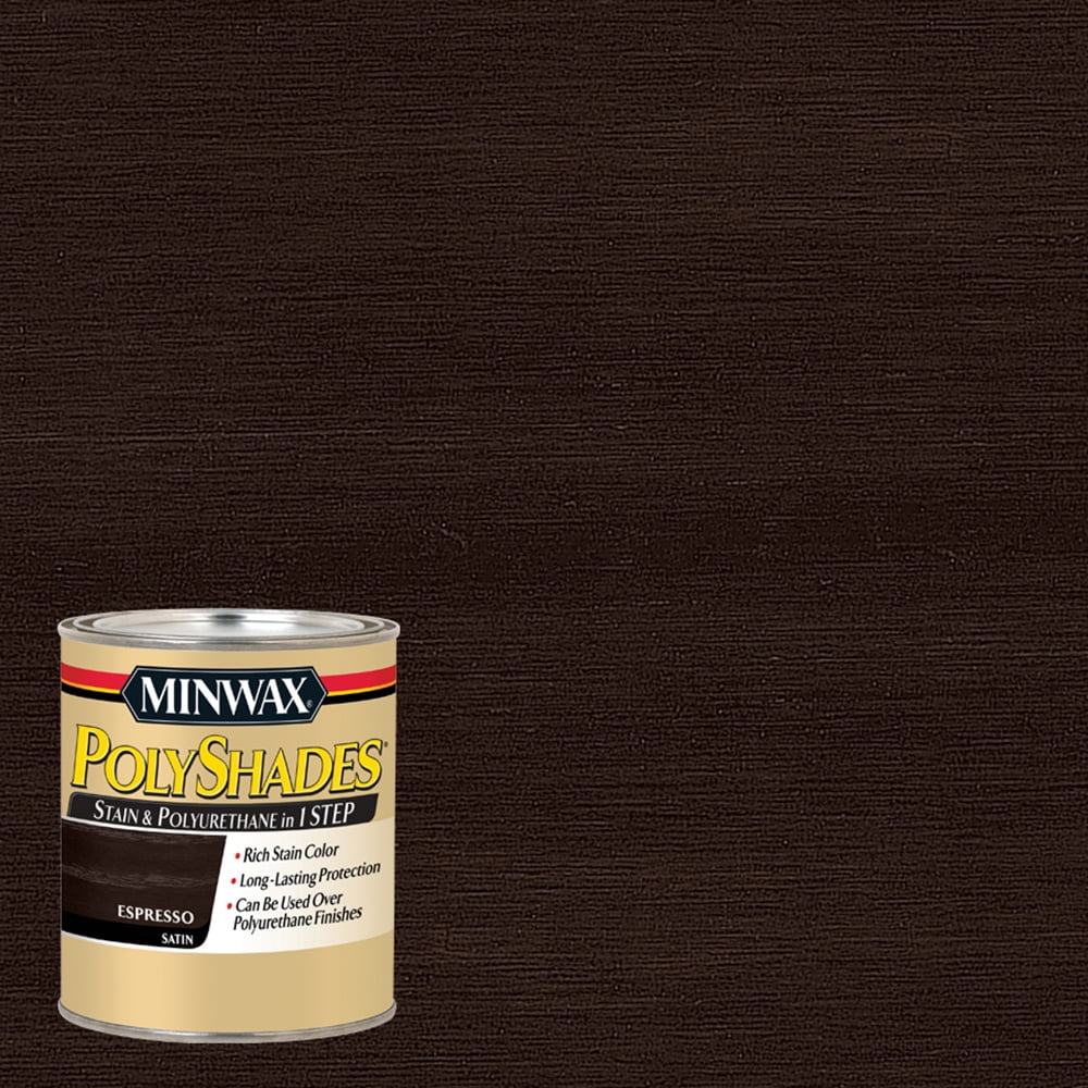Minwax PolyShades, Satin, Espresso, 1 Quart
