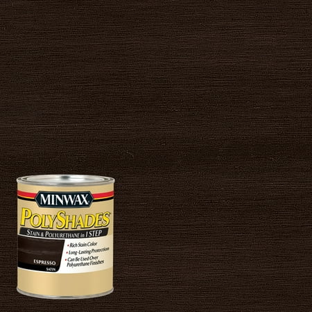 Minwax PolyShades  Satin  Espresso  1 Quart